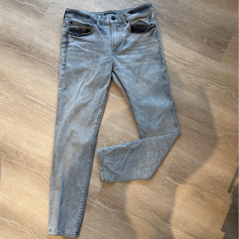 Express Light Gray men’s Jeans